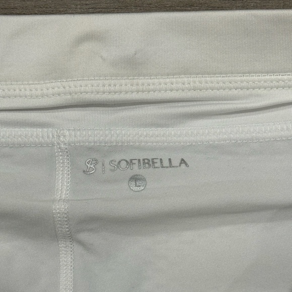 Women’s SofiBella Large 12 - 14 Skort Attached Short Skirt Gray Golf Stretch - Picture 8 of 9